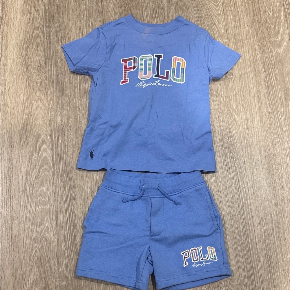 Polo by Ralph Lauren Blue Kids Matching Set